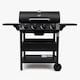 image 7 of 4 Burner Steel Gas BBQ Grill Outdoor Side Shelves Rack Bottle Opener