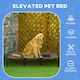 image 2 of PawHut Elevated Dog Bed Cooling Raised Pet Cot for Indoor Outdoor Use, XX Large
