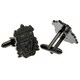 image 1 of Liverpool FC Ion Plated Cufflinks - Black - One Size