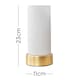 image 3 of ValueLights Dimmable Brushed Gold Table Lamp and E14 Candle LED 5W Warm White 3000K Bulb