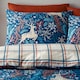 image 3 of Winter Stags Christmas Blue Duvet Cover Set | Blue | Navy | Double