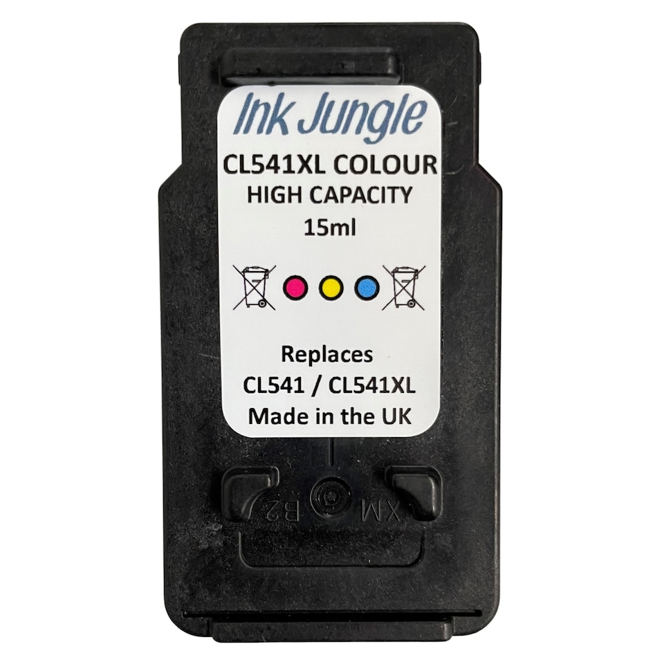 image 1 of Ink Jungle PG540L Black & CL541XL Colour Refilled Ink Cartridge - Replaces Canon PG540L Black & CL541XL Colour