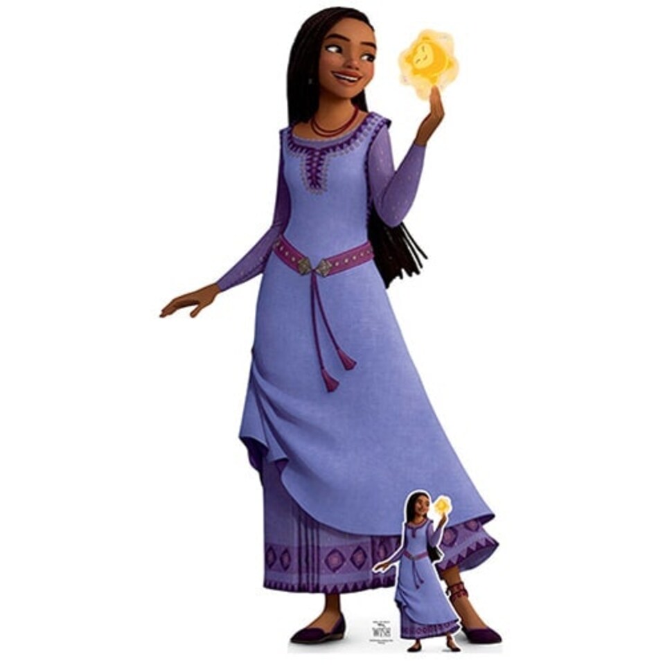 Asha Legend of the Wishing Star WISH Disney Lifesize Cardboard Cutout 174cm