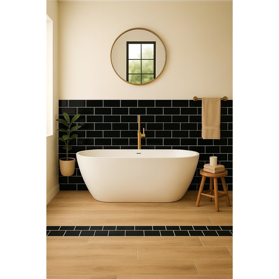 image 1 of Dove Grey Gloss Metro Tiles (250 Pack-5 Box-5m2 Coverage)-Premium Ceramic Wall Finish-Inspired by NYC Subway & SoHo Style