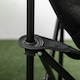 image 8 of Outsunny Folding Camping Chair with Carrying Bag and Storage Pocket, Black