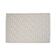 image 3 of Outdoor Plastic Rug Wool-Look Anti-Slip Durable Garden Patio Conservatory Carpet Mat - Beige ZigZag | Brown | Beige