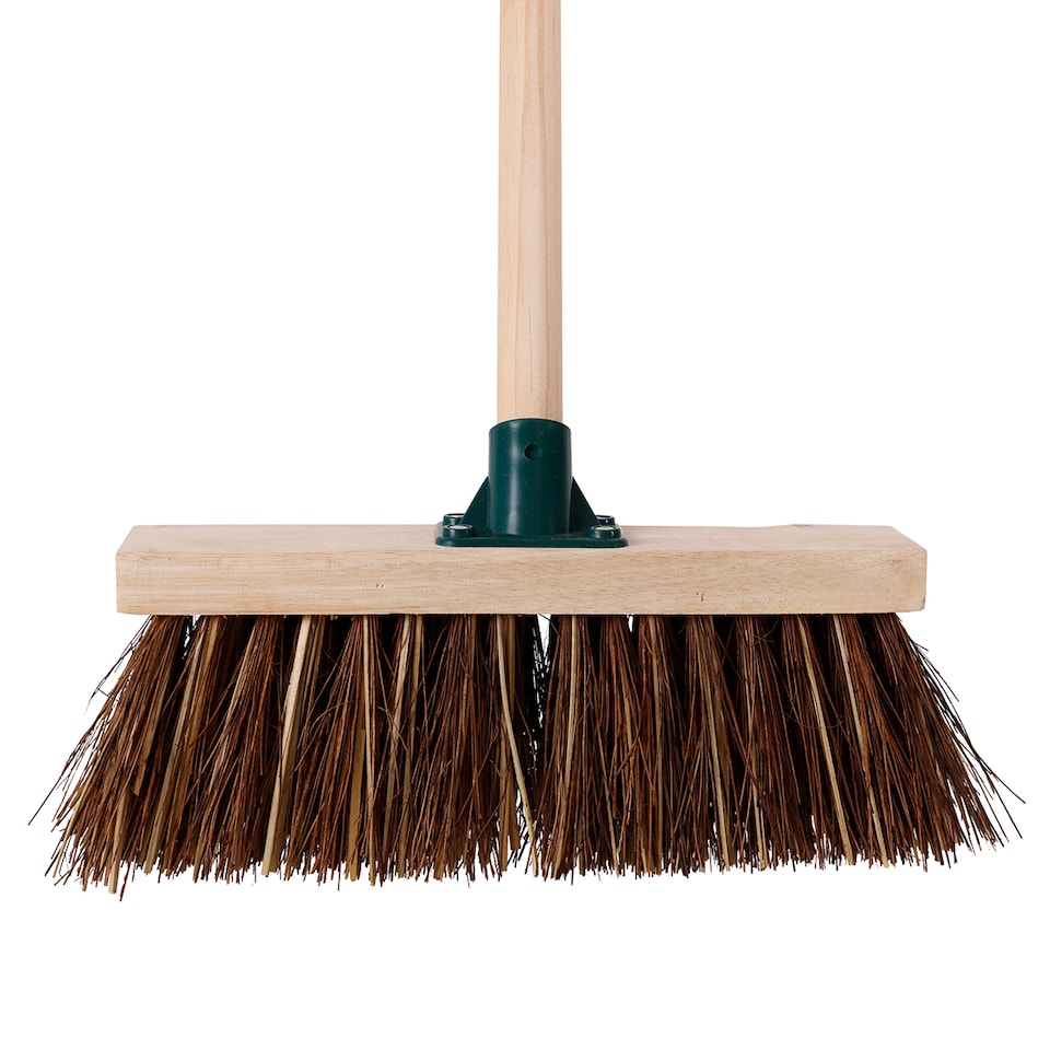 image 1 of Charles Bentley 13" Bassine & Cane Broom Garden Maintenance