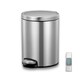 image 2 of EKO Eva Pedal Bathroom Bin 5 Litres, Rubbish Bin with Soft Close Lid, Removable Inner Bucket, Perfect for Bathroom, Bedroom & Home, White