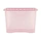 image 3 of Wham Crystal 5 x 80L Stackable Plastic Storage Boxes with Lids Pink