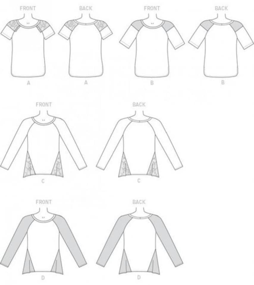 image 1 of McCall's 7286 Paper Sewing Pattern – Women’s Top, Size Y (Xsm–S–M), Easy