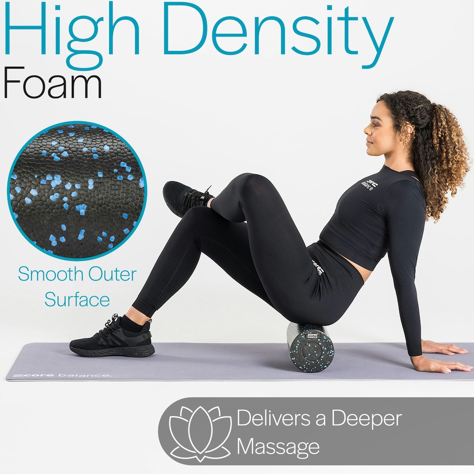 image 1 of 2-In-1 Foam Roller - Blue