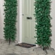 image 3 of 8ft (2.50m) Samuel Alexander Single Door Plain Green Christmas Tree Arch with 2000 Tips
