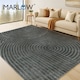 image 9 of Marlow Extra Large Area Rug 160x230cm Washable Non Slip for Living Room | Grey | Grey
