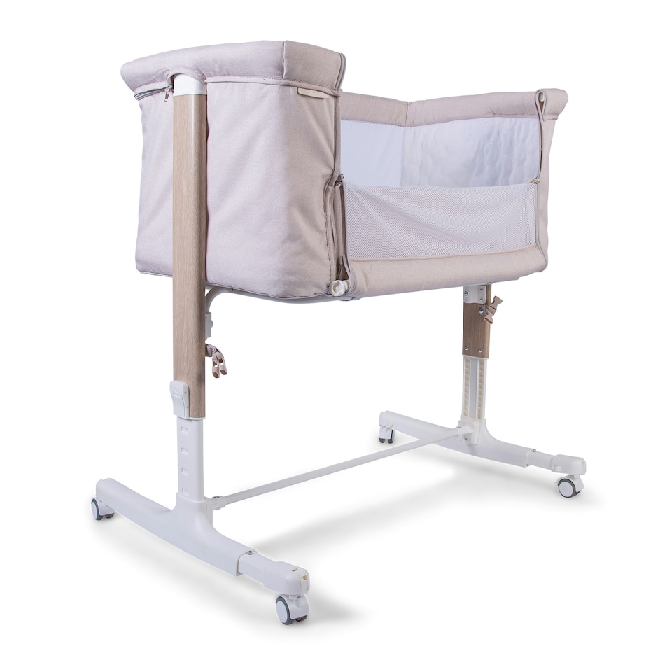 image 1 of Red Kite Rockabye Bedside/Rocking Crib Cream