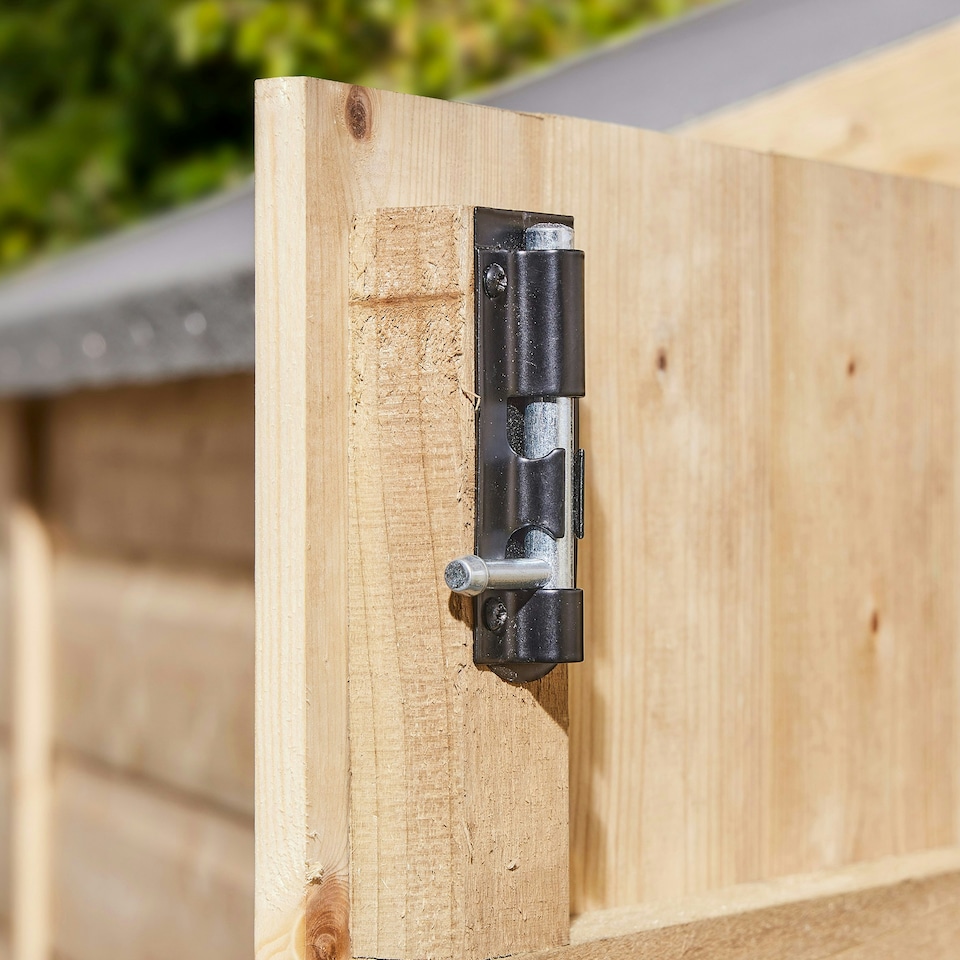 image 1 of Rowlinson Shiplap Apex Shed Double Door 8 x 6