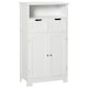 image 1 of kleankin Bathroom Storage Cabinet with Adjustable Shelf and Removable Drawers