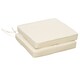 image 6 of Outsunny 45 x 45cm Replacement Garden Seat Cushion Pad with Ties, Cream White 