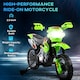image 4 of HOMCOM 6V Kids Electric Motorbike Motorcycle Ride On for 3-6 Years Green