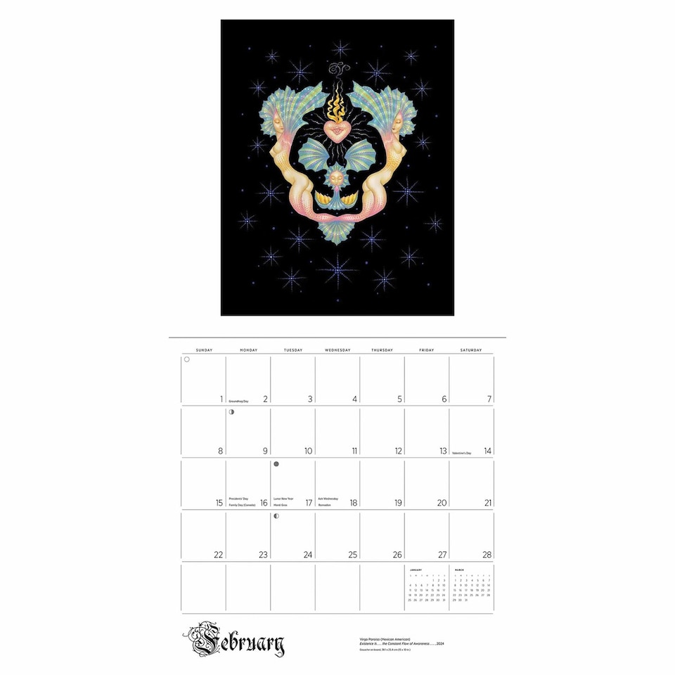 image 1 of Day of the Dead Calendar 2026