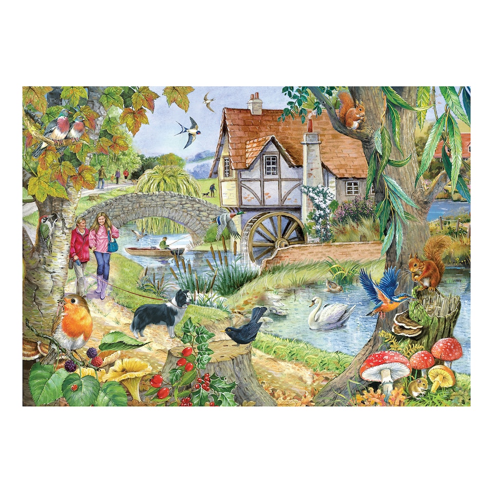 image 1 of The Old Mill House - 500 Piece Jigsaw Puzzle