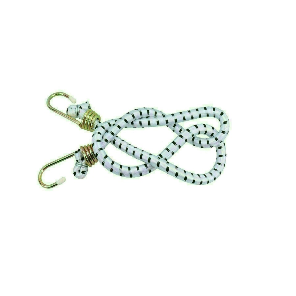 image 1 of 2pc 36" / 900mm Heavy Duty Bungee Cord Strap Tie Down Holder Metal Hooks