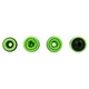 image 2 of Garden Hose Tap Connector Accessory Fitting Water Sprayer Nozzle 4pc Soft Grip