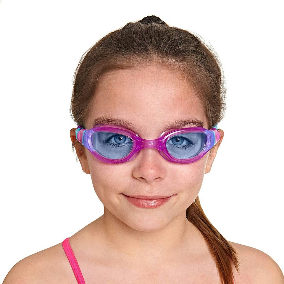 image 1 of Zoggs Childrens/Kids Phantom 2.0 Swimming Goggles - Purple/Aqua Blue/Tint - One Size