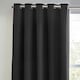 image 3 of furn. Dawn Blackout Black Eyelet Curtains (W)229cm x (D)183cm | Multi