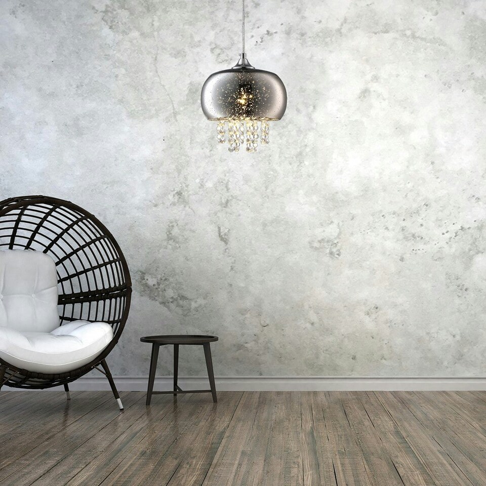 image 1 of Milagro Pendant Lamp Starlight 1XE14 Chrome