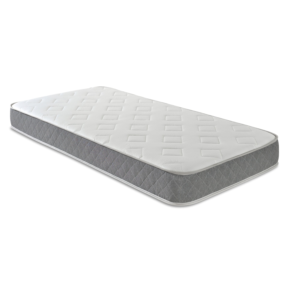 image 1 of Essentials Jump n Tac Hybrid Mattress - 7.5 inch Deep, Soft Feel | Grey | European Double