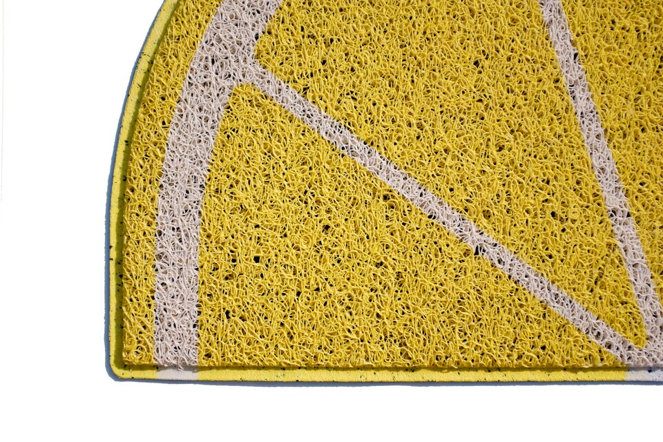 image 1 of Nicoman Lemon Halfmoon Door Mat