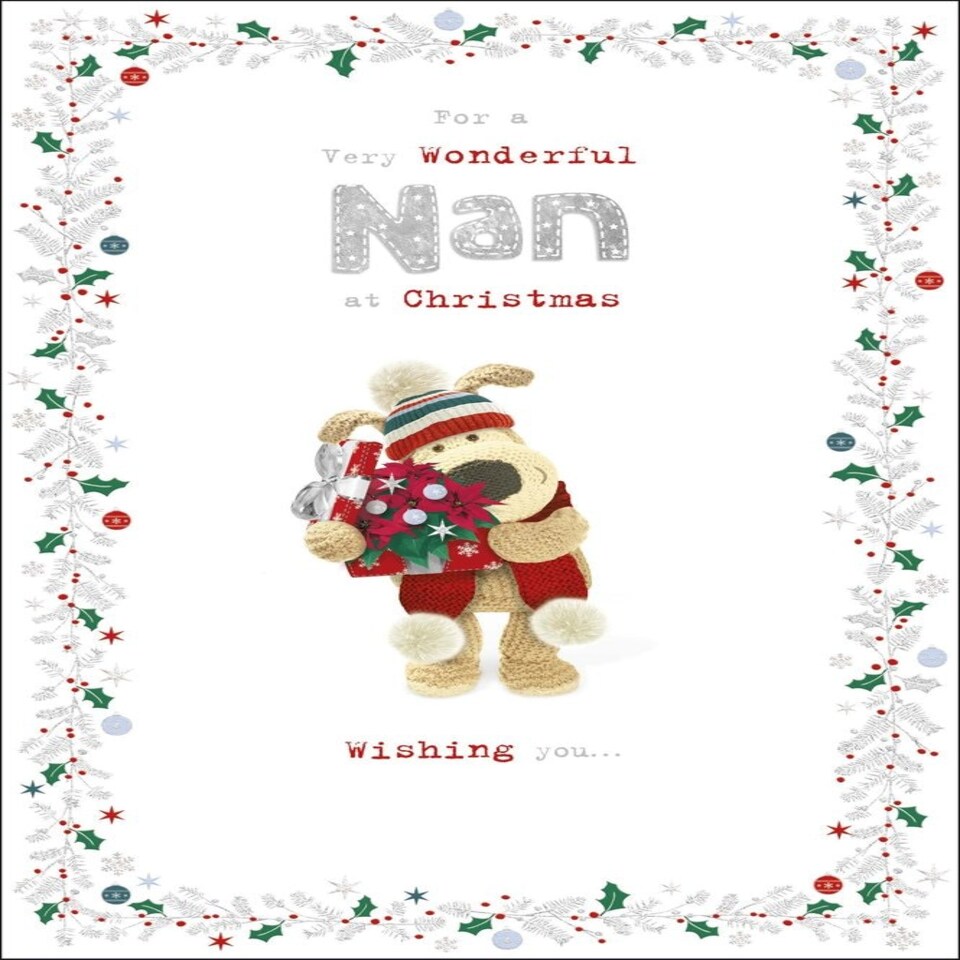 image 1 of For a Wonderful Nan Boofle with Gift Christmas Card