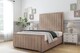 image 2 of Sloomy Richmond Mink Naples Bed Frame With 50" Upholstered Headboard 3' Single