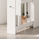 image 6 of VonHaus Holbrook White Slim Bathroom Storage Unit with Drawers