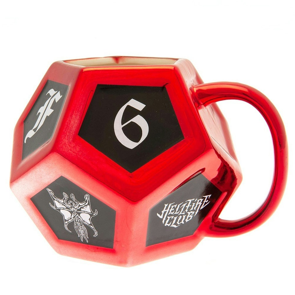 image 1 of Stranger Things Roll Your Fate 3D Mug - Red/Black - One Size
