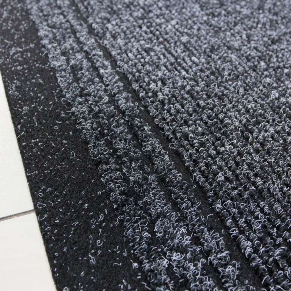 image 1 of kukoon 3ft - 39ft Long Dark Grey Hallway Runner Rug Stair Carpet Mat 60cm x 183cm