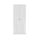 image 1 of FWStyle Chilton 2 Door Wardrobe - White Gloss Front White