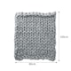 image 2 of Living and Home Chunky Knit Throw Blanket Handwoven Home Decor