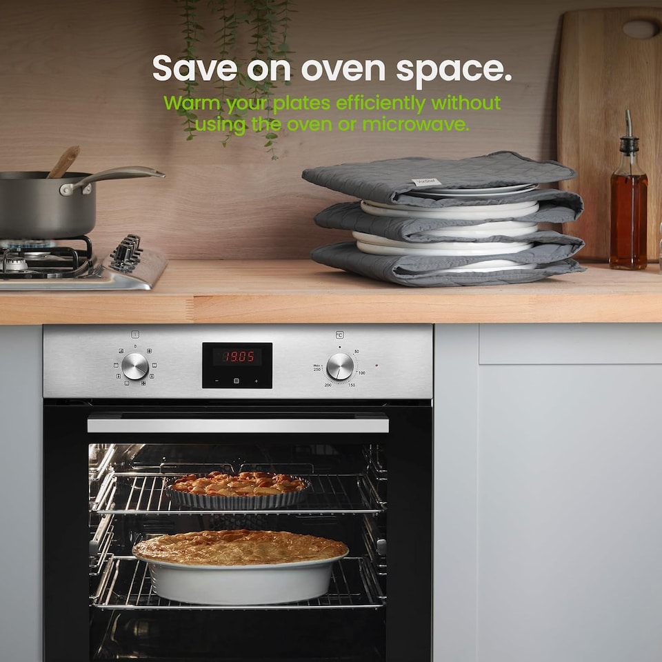 image 1 of VonShef Plate Warmer Electric for 12 Plates Double Insulated