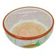 image 2 of 2 Small Animals Rabbit Guinea Ceramic Carrot Stripe Pet Feeding Water Bowls Multi