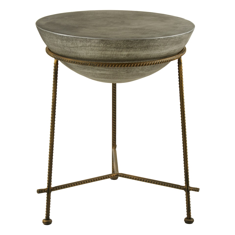 image 1 of Interiors by Premier Round End Table Silver