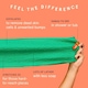 image 2 of Cleanlogic Bath and Body Exfoliating Stretch Bath/Shower Cloth Contains 3 Pairs