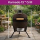 image 6 of Kamado 13" Ceramic BBQ Grill Smoker Charcoal Cooking Oven Portable