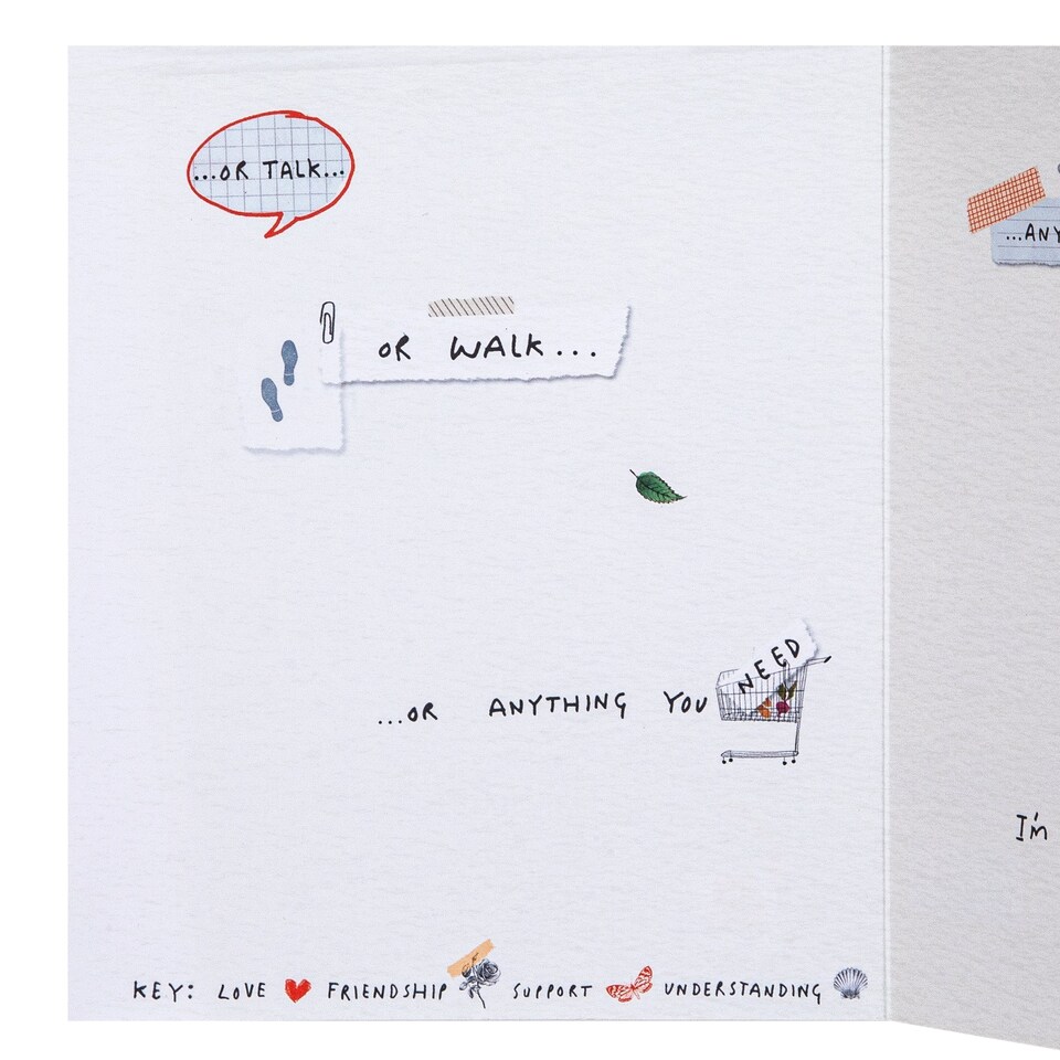 image 1 of Hallmark Maggie's - Cancer Treatment Charity Card - Just Checking In Design