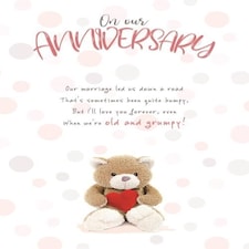 Stuffed with Love, Our Anniversary Card, Anniversary Card for Us, Happy Anniversary Day Card