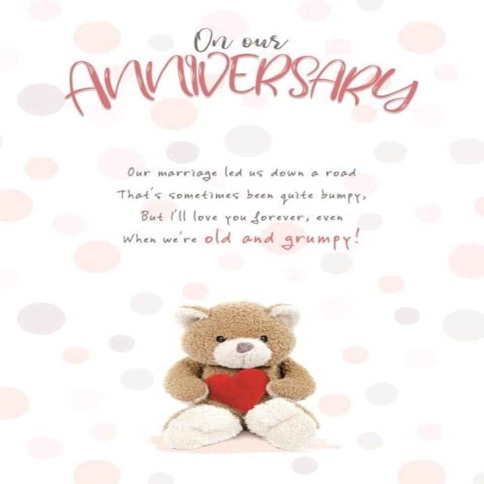 Stuffed with Love, Our Anniversary Card, Anniversary Card for Us, Happy Anniversary Day Card
