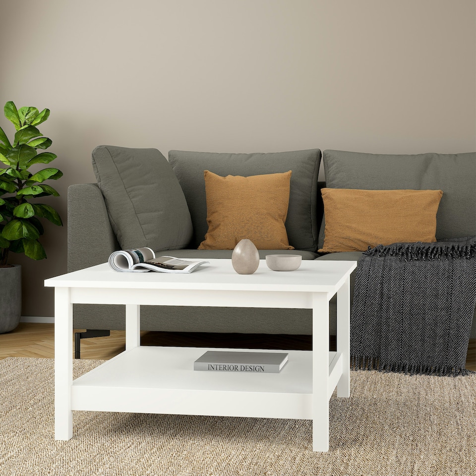 image 1 of Barcelona Coffee Table in White