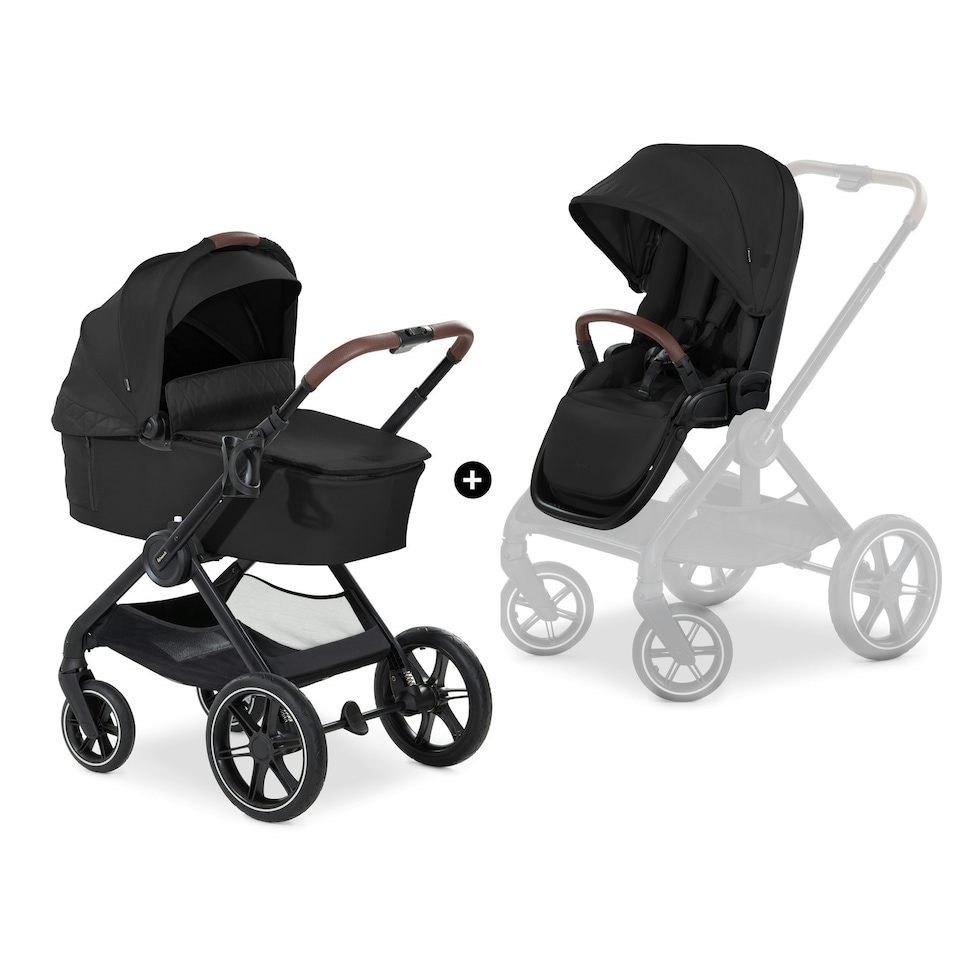 image 1 of hauck Walk N Care Pushchair Set - Black Black
