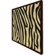 image 3 of Golden zebra (Picture Frame) White | L