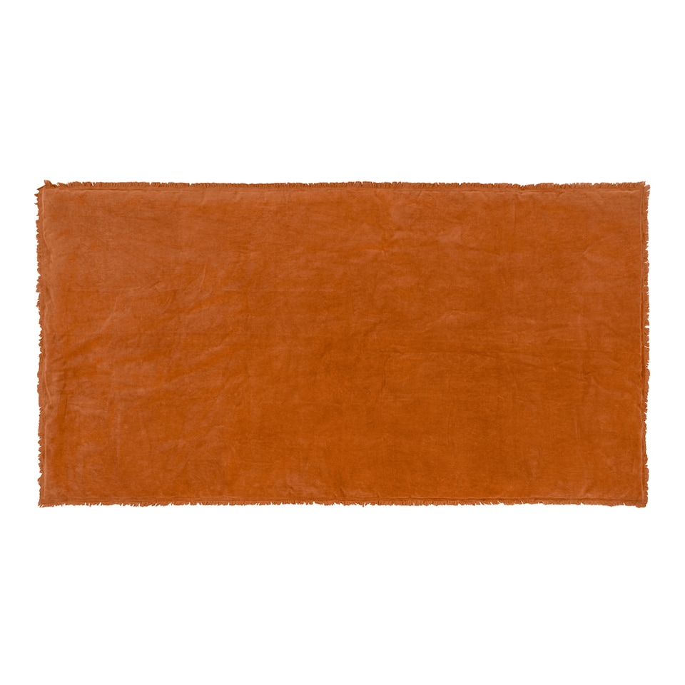 image 1 of Yard Jaye Cotton Velvet Filled Bedspread